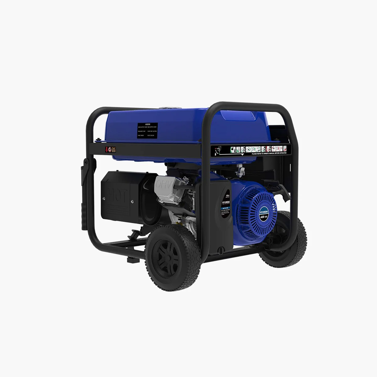 Hyundai Gasoline Generator 9.5KW (HX14000) - Image 4