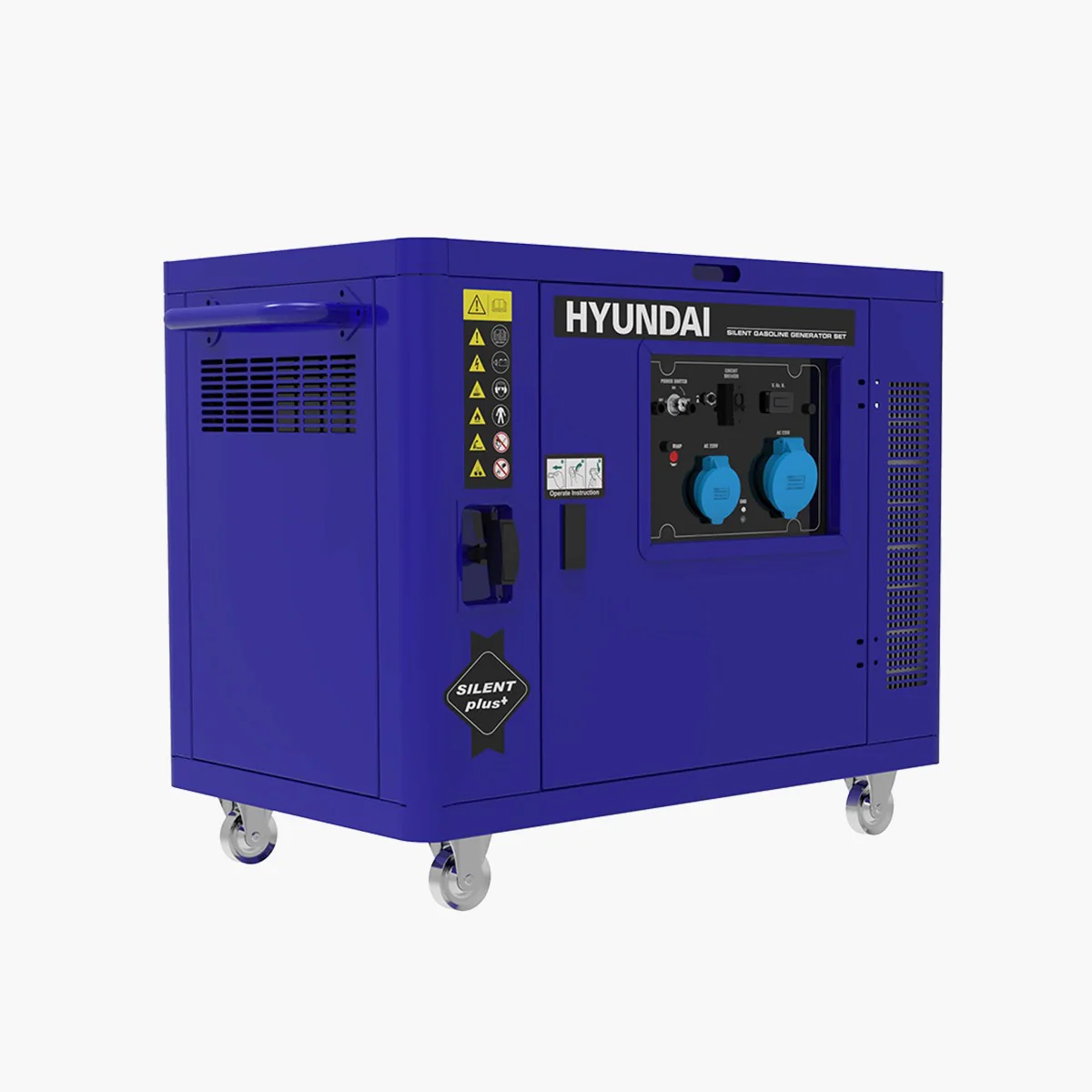 Hyundai Gasoline Generator with canopy 11KW (HX18000DX) - Image 2