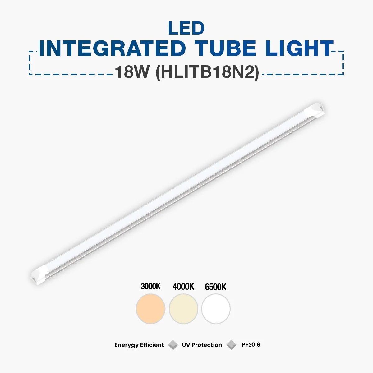 Hyundai LED Integrated Tube Light 18W (HLITB18N2)